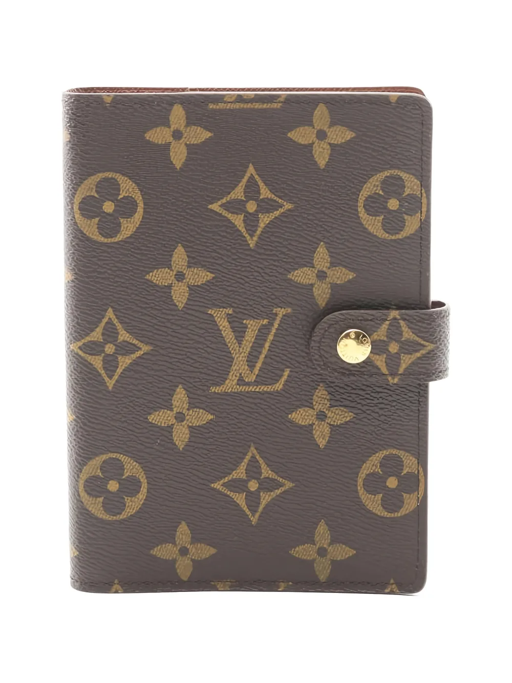 Louis Vuitton Pre-Owned 2001 PM Agenda monogram notebook cover - Marrone