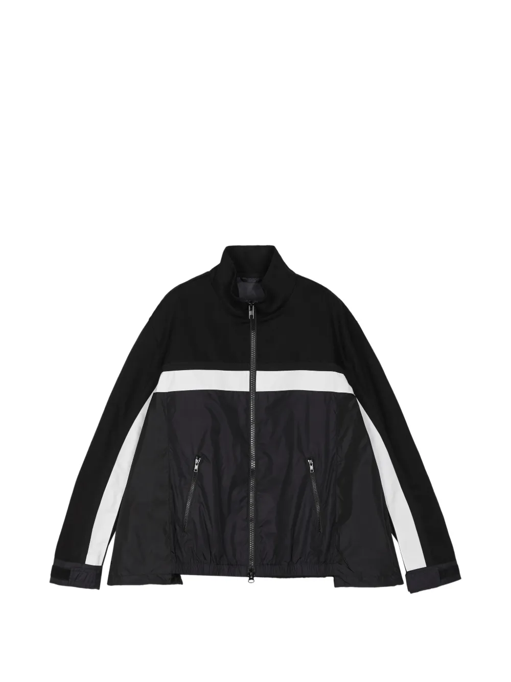 CROQUIS Gestreifte Jacke - Schwarz