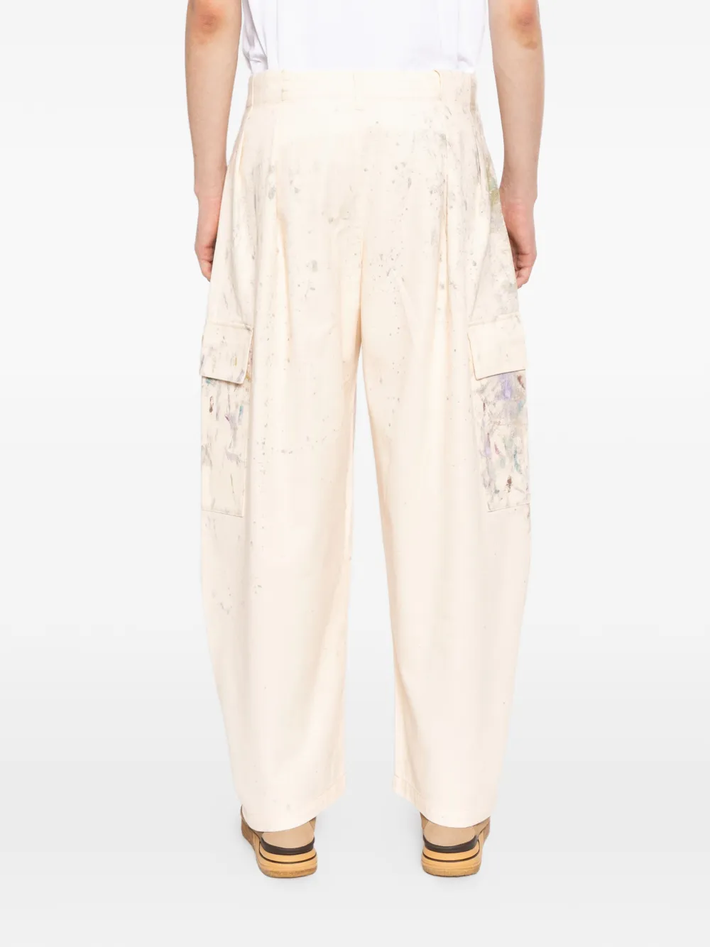 Cotton Printed Pocket Trousers