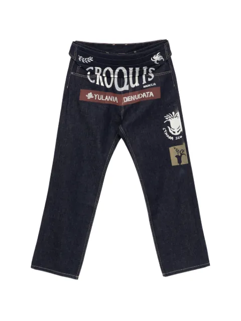CROQUIS jeans con logo estampado