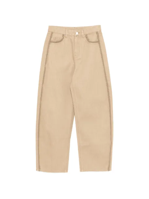 JNBY scalloped-edge jeans