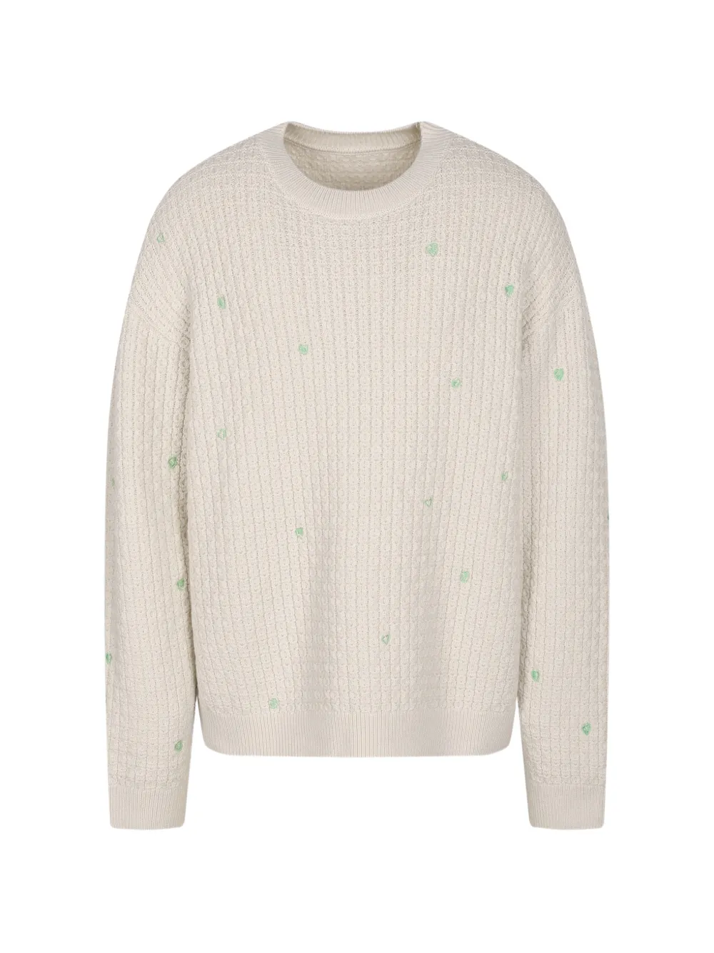 CROQUIS Pullover mit Herzstickerei - Nude
