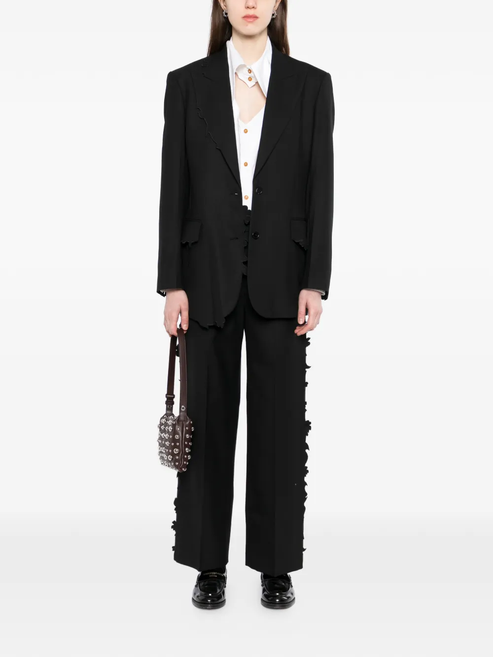  Jnby Single-breasted Blazer - Black 