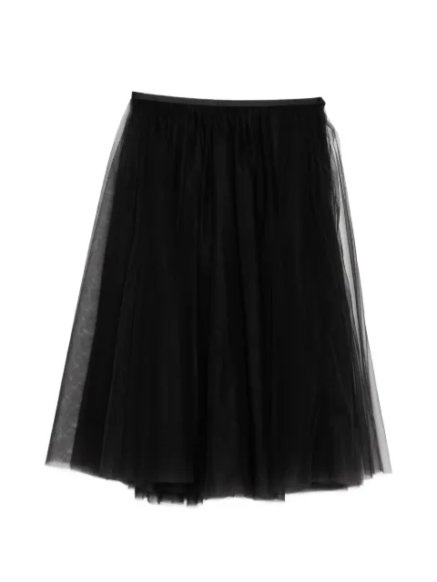 JNBY layered mesh midi skirt