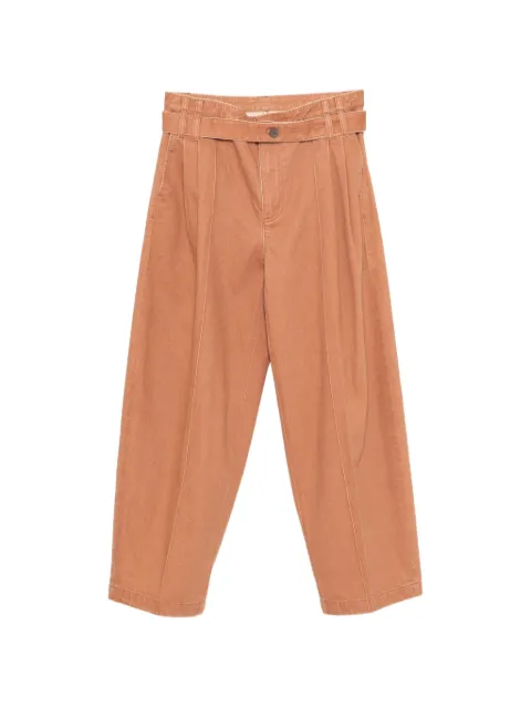 CROQUIS جينز بحزام وقصة واسعة