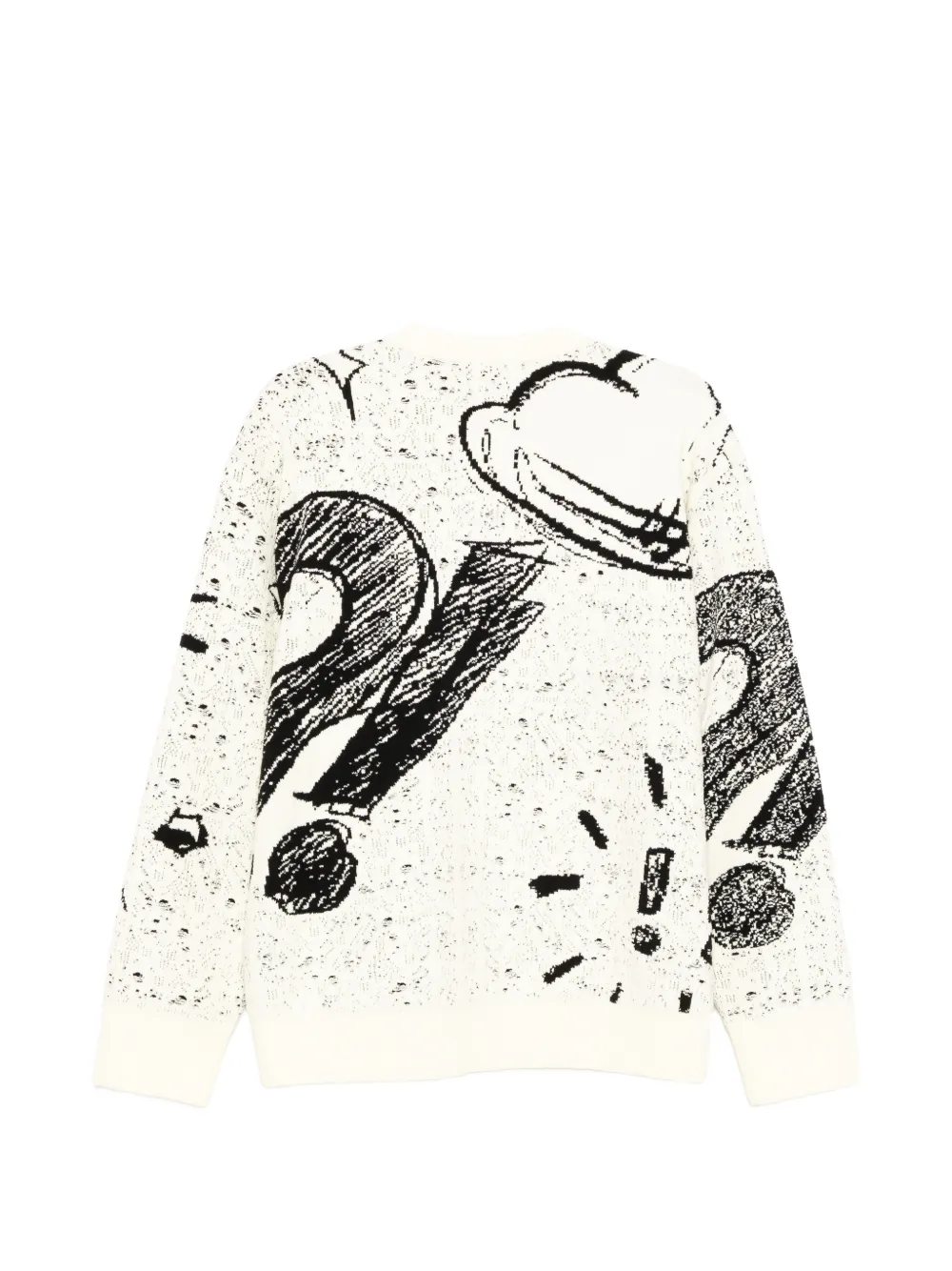 Robot-Print Sweater