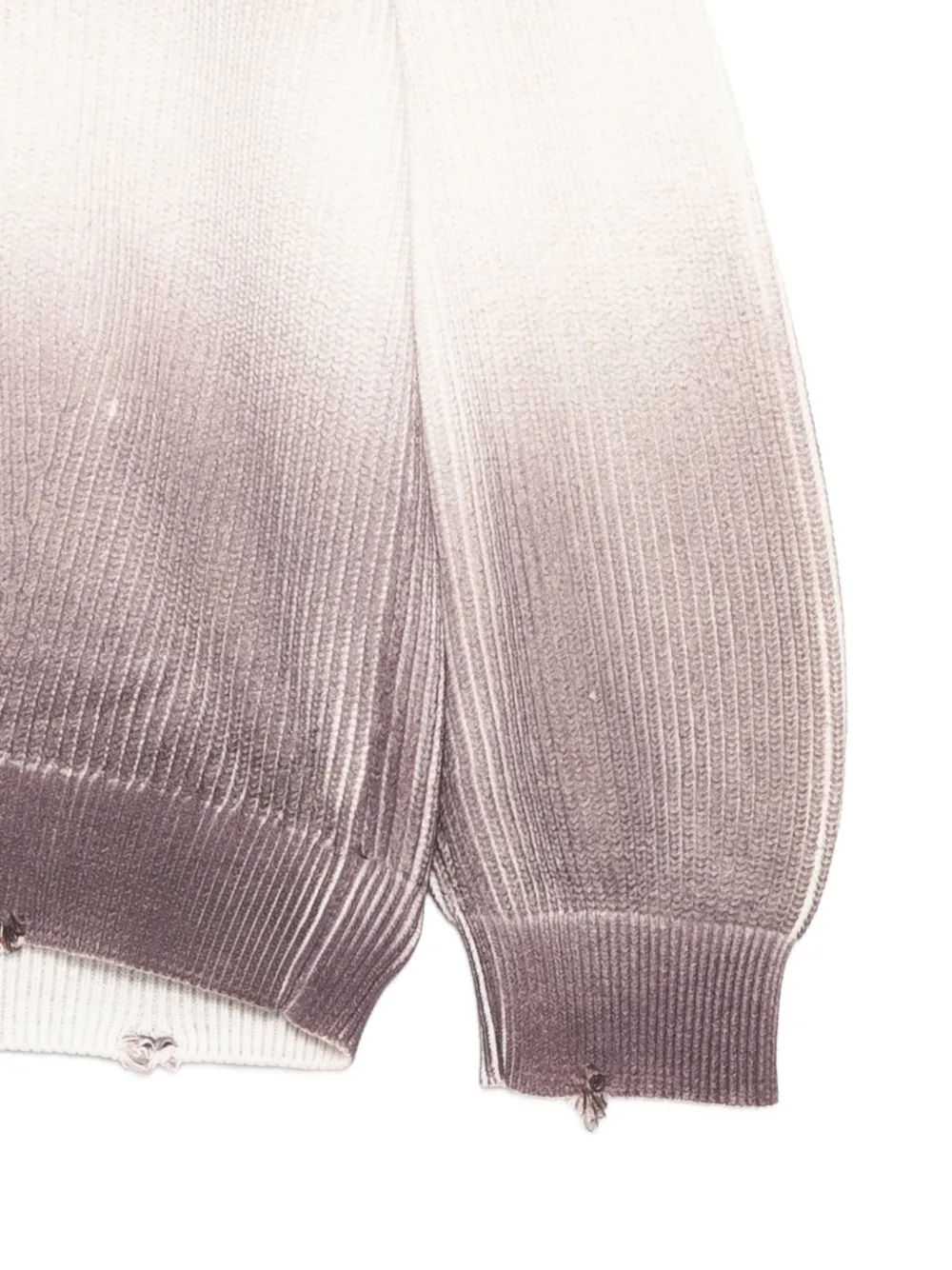  Croquis Gradient-effect Sweater - Purple 