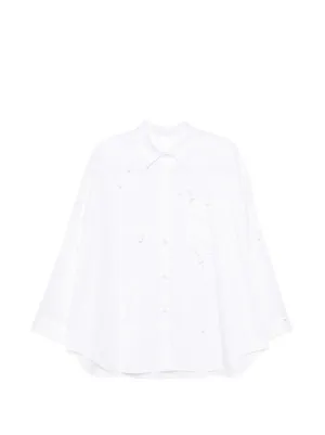 120% Lino Vネック トップ | ホワイト | FARFETCH JP