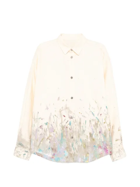 CROQUIS printed denim shirt