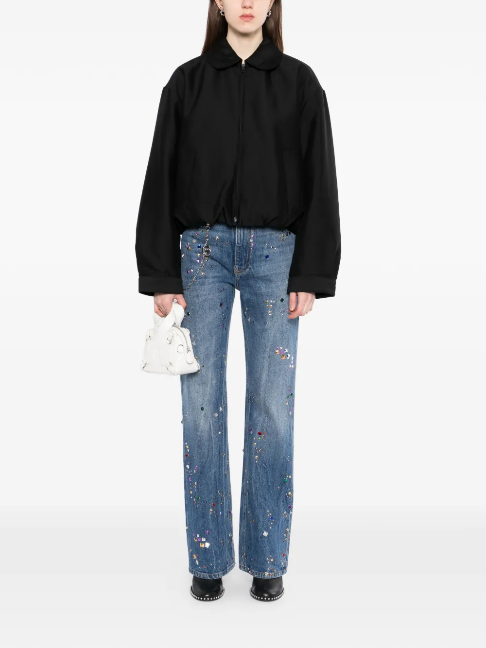  Jnby Collared Jacket - Black 