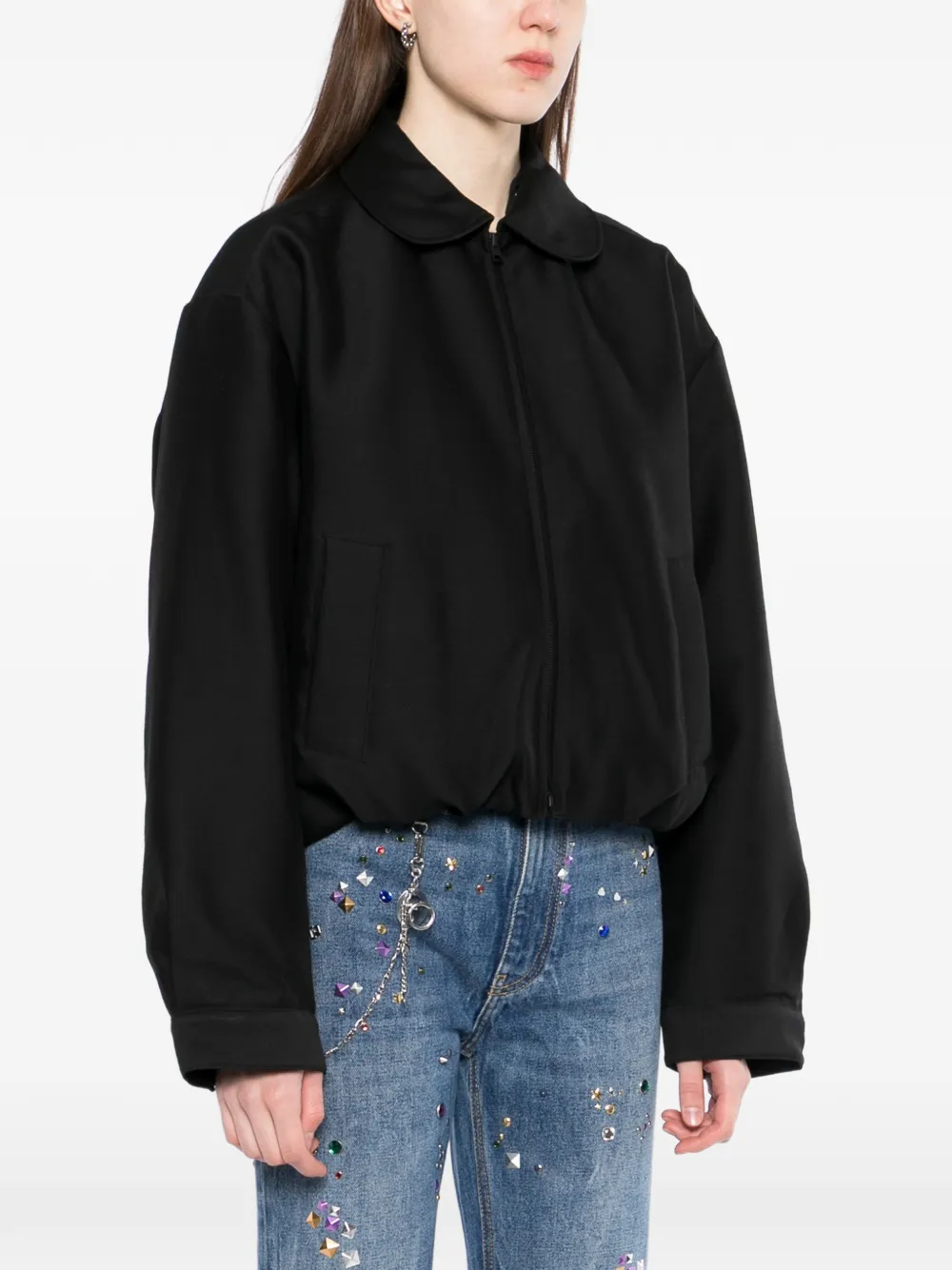  Jnby Collared Jacket - Black 