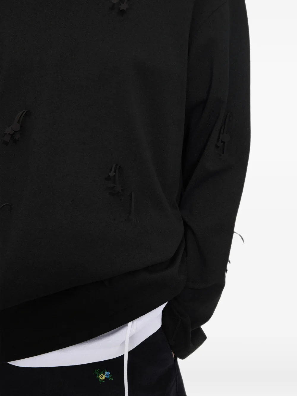 JNBY T-shirt verfraaid met pijlen Zwart