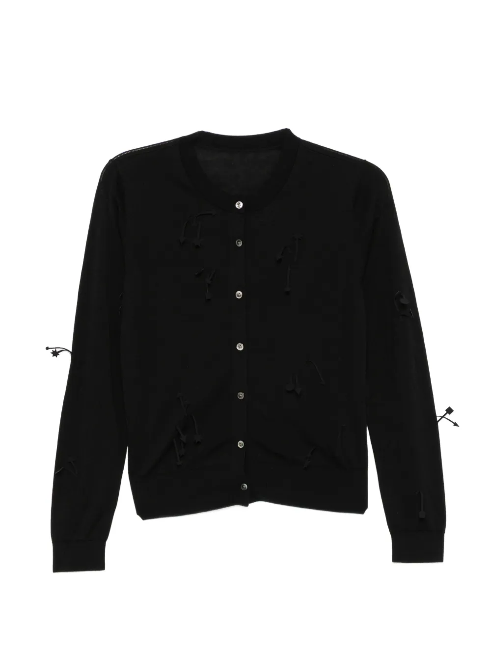 JNBY Cardigan con decorazione - Nero