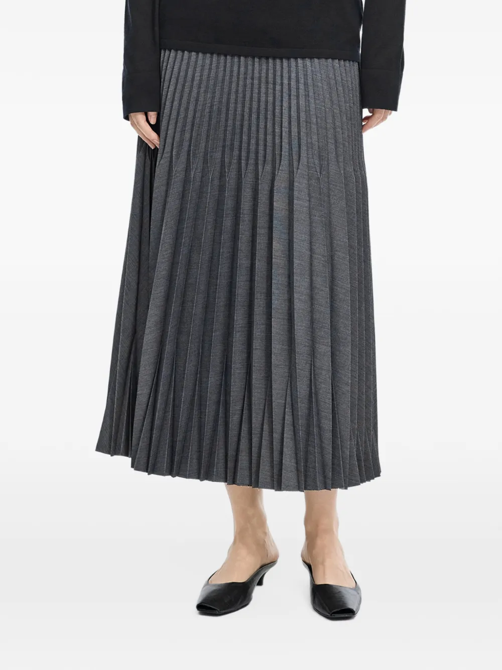JNBY pleated midi skirt - Grau