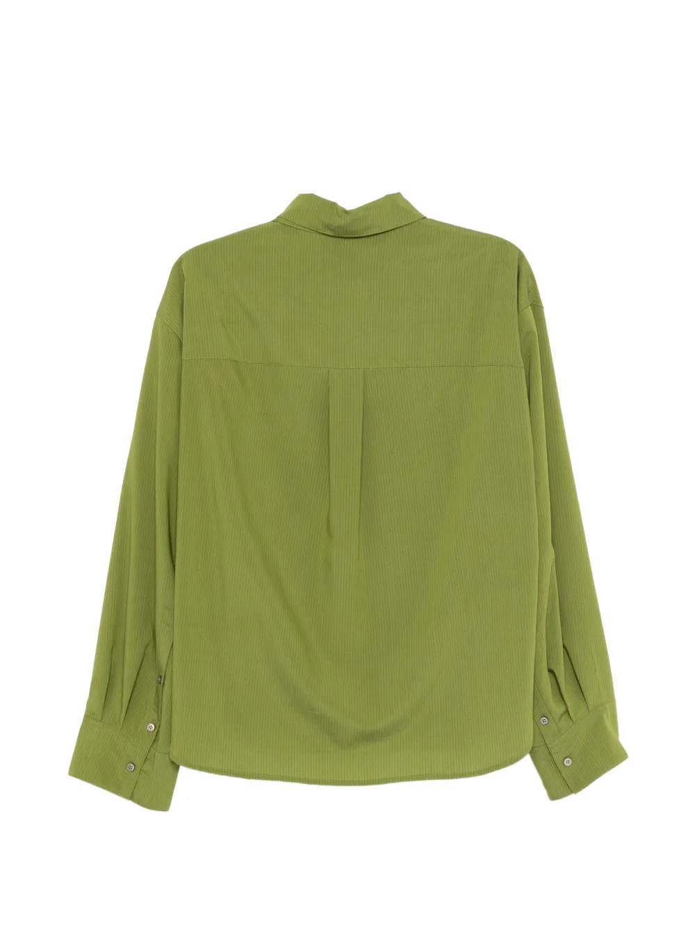  Jnby Striped V-neck Shirt - Green 