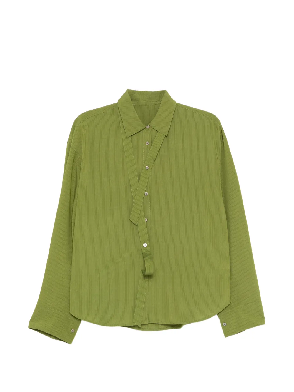JNBY Camicia a righe con scollo a V - Verde