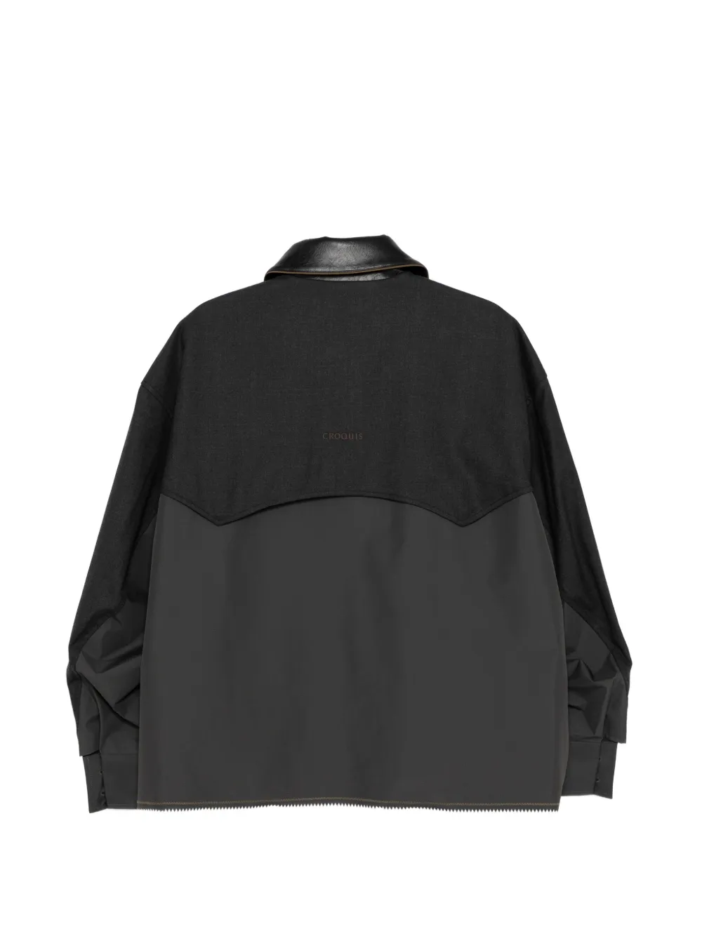  Croquis Panelled Jacket - Grey 