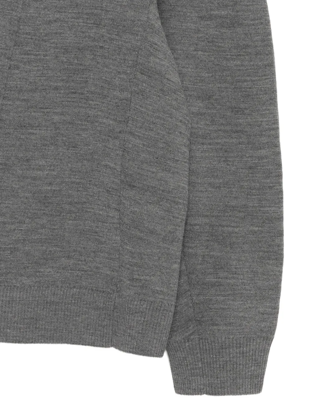  Jnby Polo-collar Sweater - Grey 