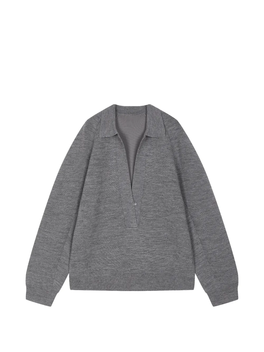 JNBY Pullover mit Poloshirtkragen - Grau