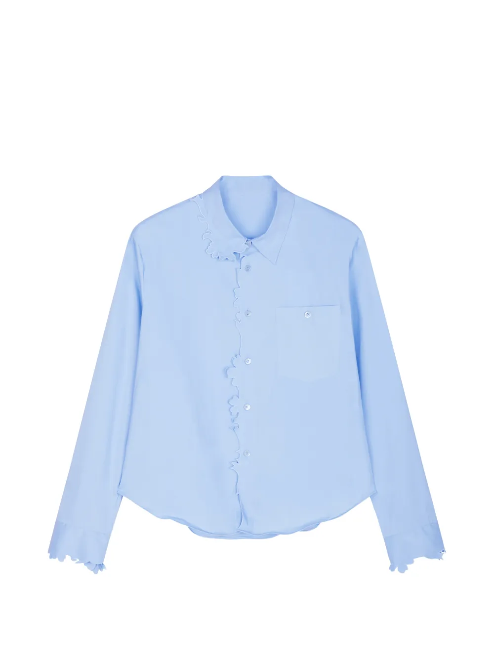JNBY Hemd mit Wellenkanten - Blau