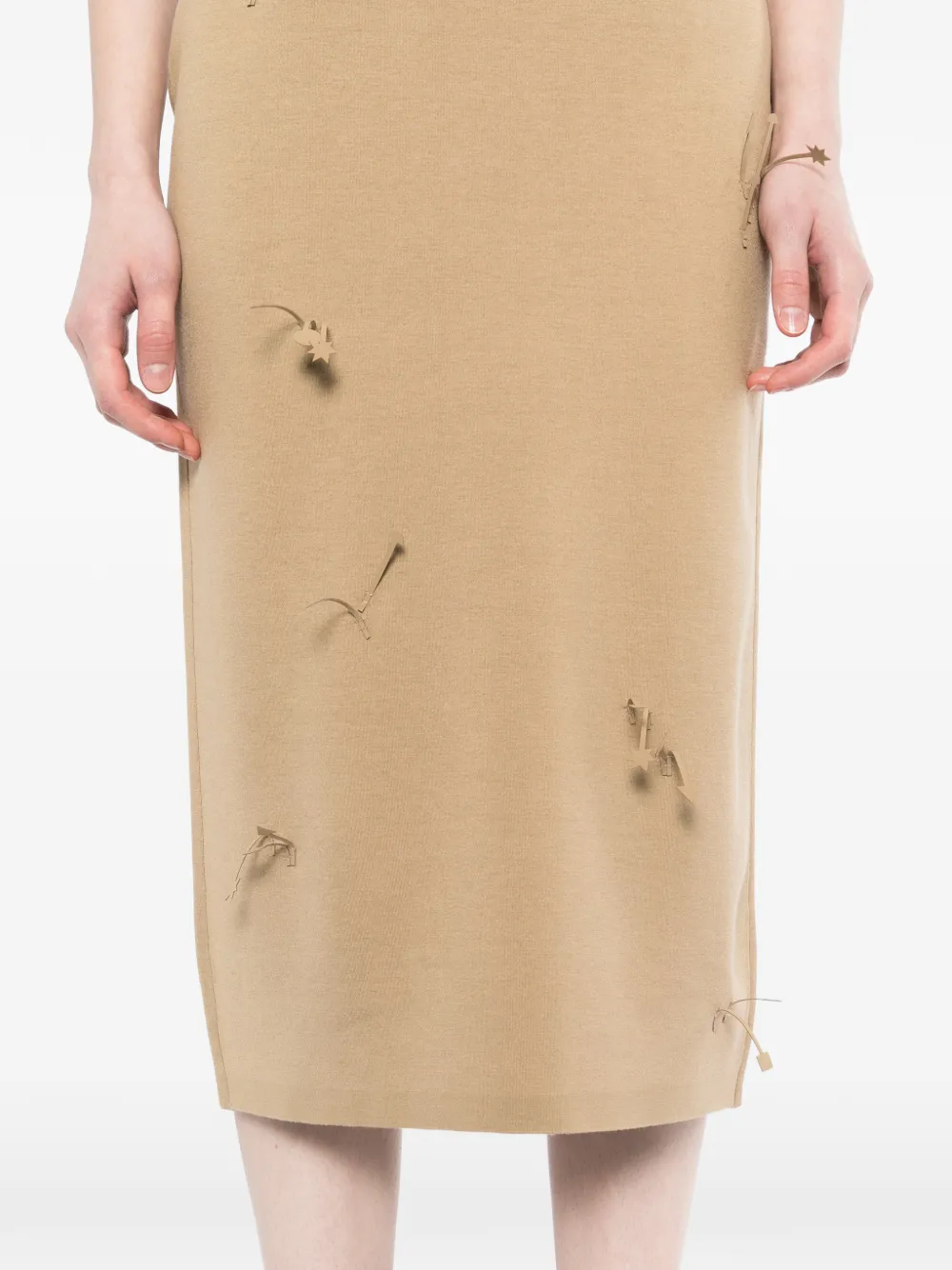 JNBY Midi-rok met applicatie Beige