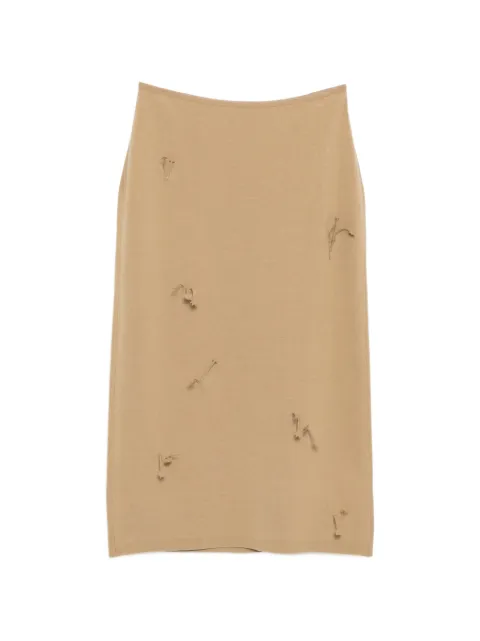JNBY appliqué midi skirt