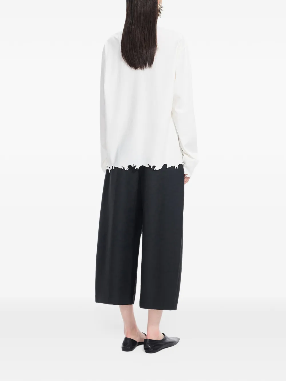 JNBY Asymmetrisch T-shirt Wit