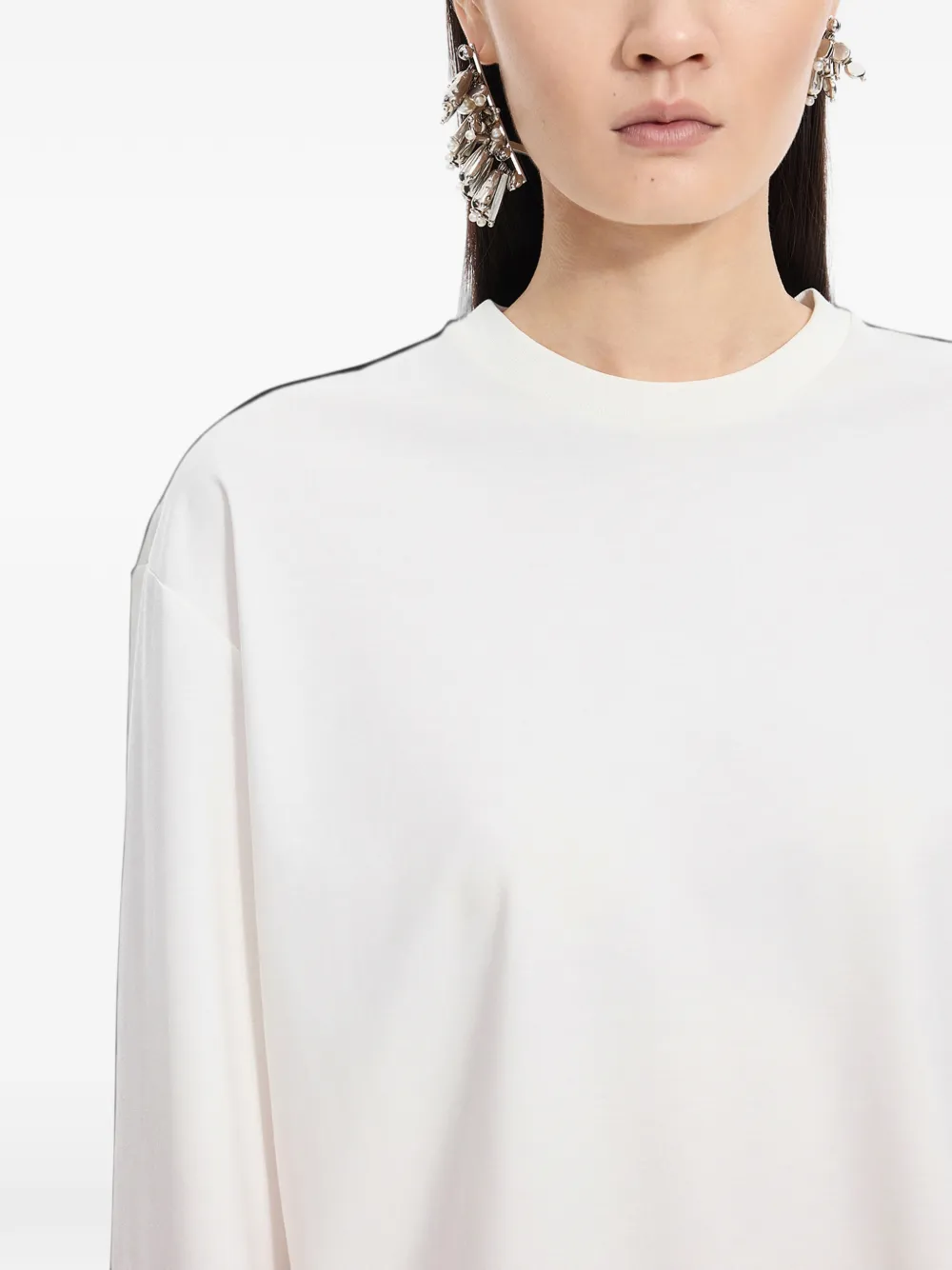 JNBY Asymmetrisch T-shirt Wit