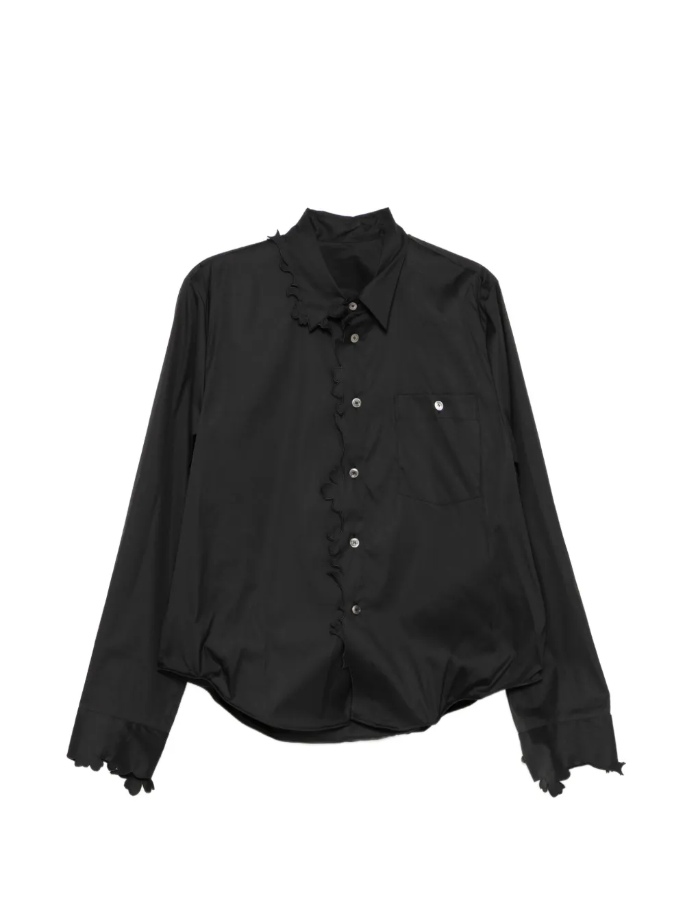 JNBY Camicia con orlo a smerlo - Nero