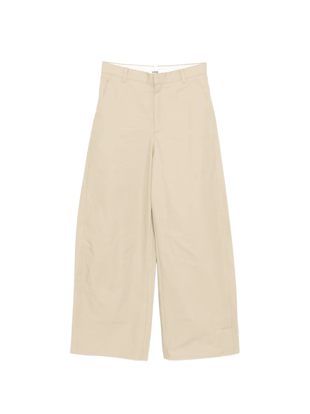 LESS Pantaloni ampi in cotone - Toni neutri