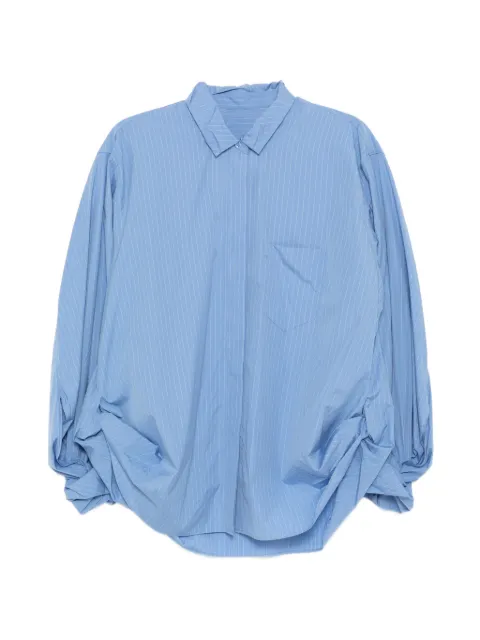 JNBY striped puff-sleeves shirt