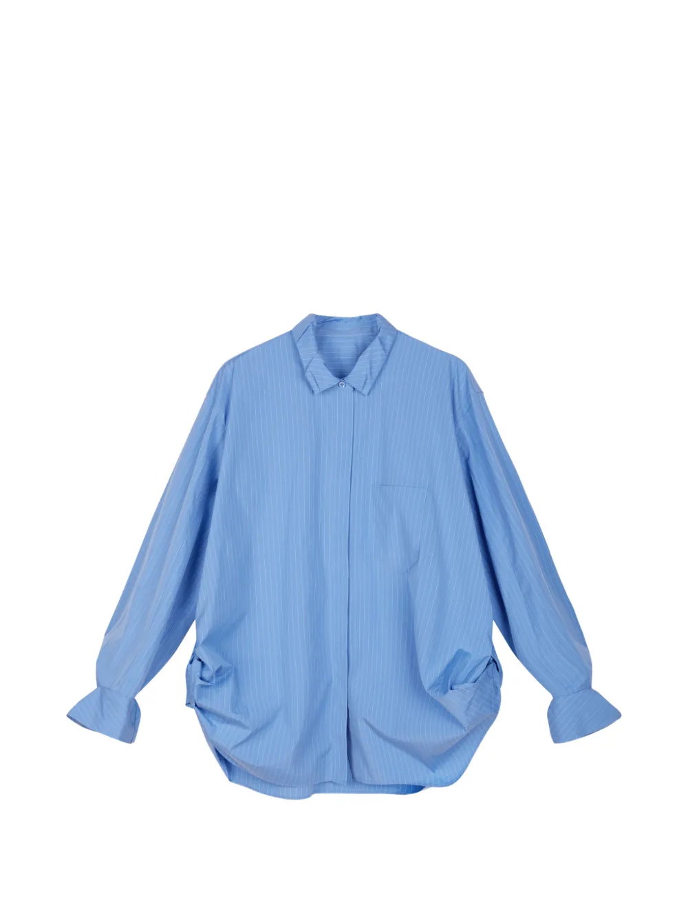 JNBY Gestreiftes Hemd mit Puffärmeln - Blau
