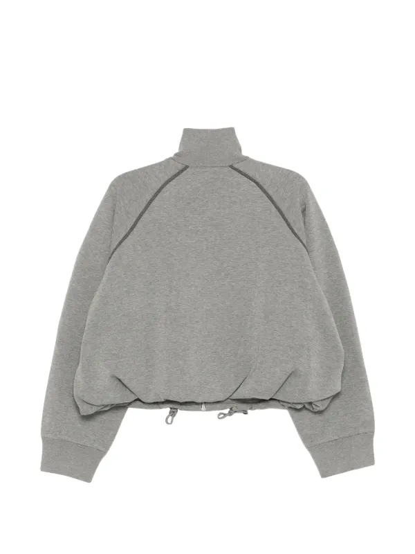 JNBY クラシックスカーフネックジャケット グレー JNBY ニットジャケット | グレー | FARFETCH JP