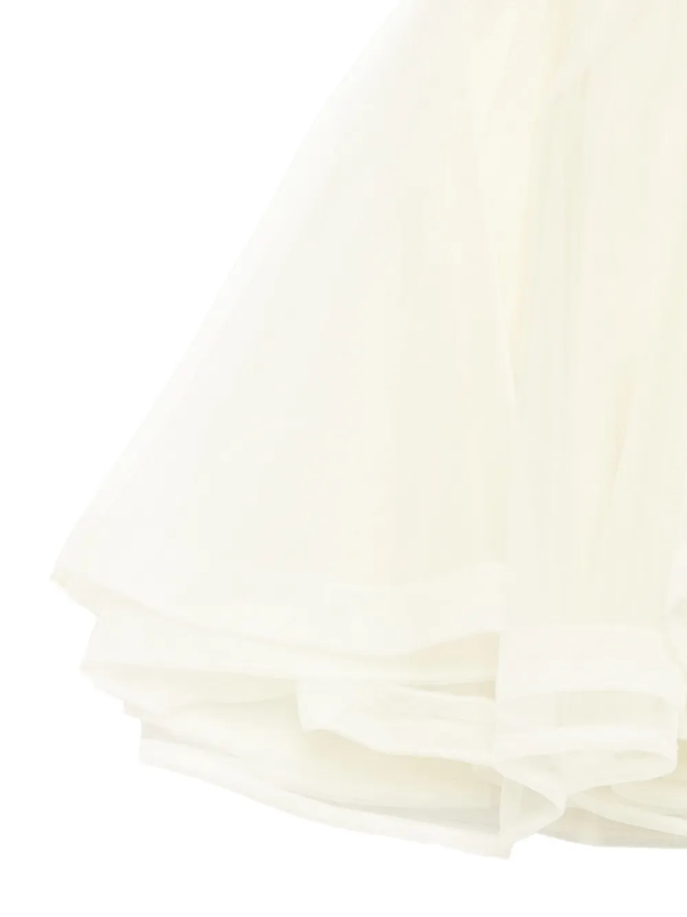  Jnby By Jnby Puffball-hem Skirt - Neutrals 