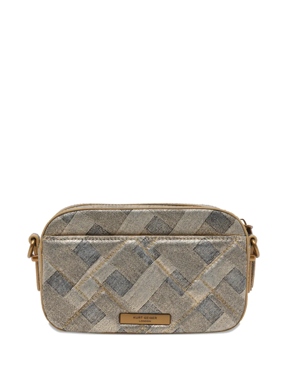 Kurt Geiger London Kensington logo shoulder bag - Beige