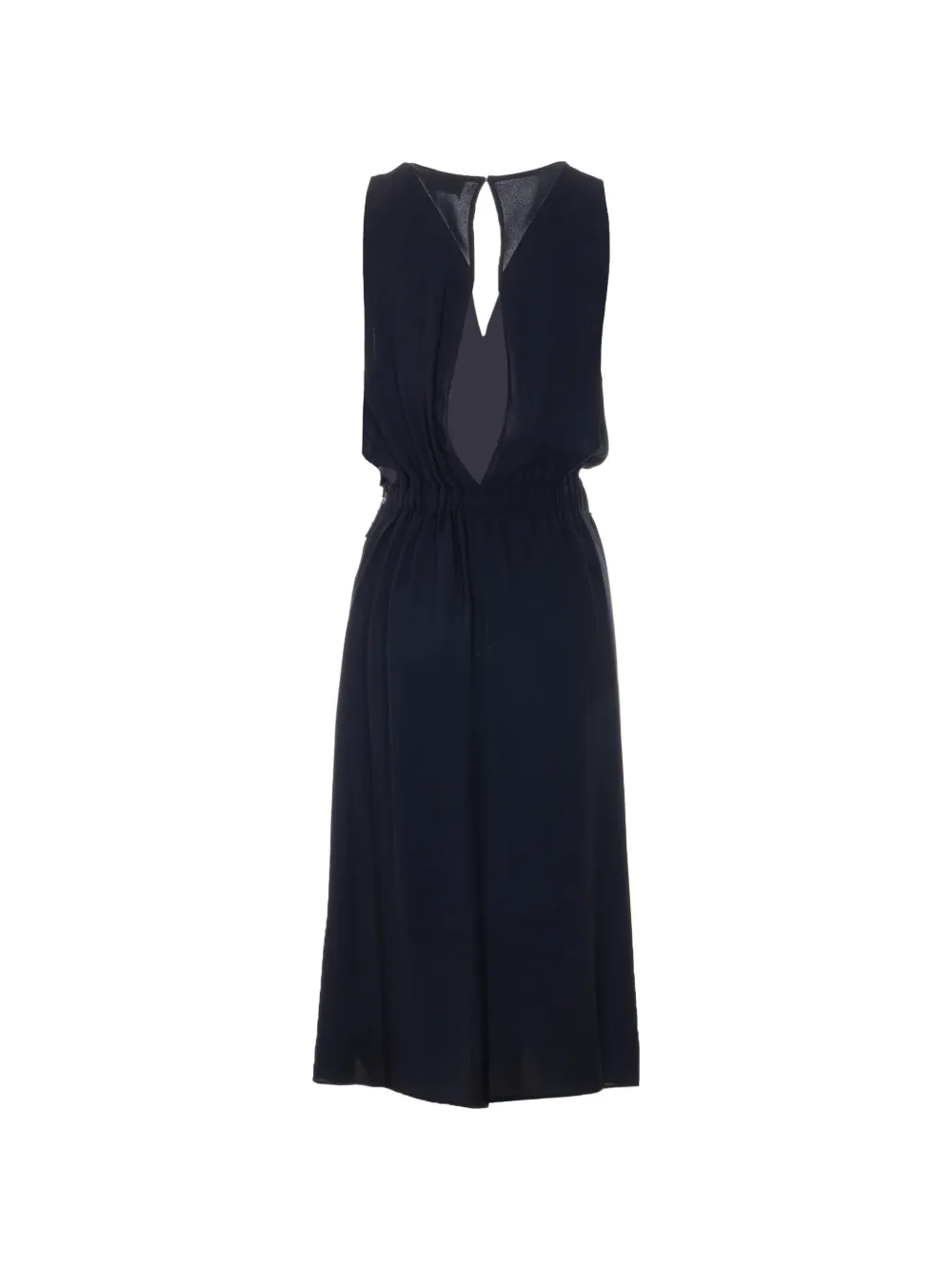 Elisabetta Franchi sleeveless midi dress - Blauw