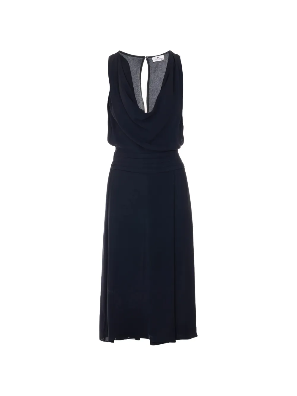 Elisabetta Franchi sleeveless midi dress - Blu
