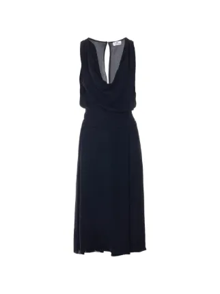 Elisabetta Franchi ノースリーブ　ワンピースドレス Elisabetta Franchi ノースリーブ ドレス | ブルー | FARFETCH JP