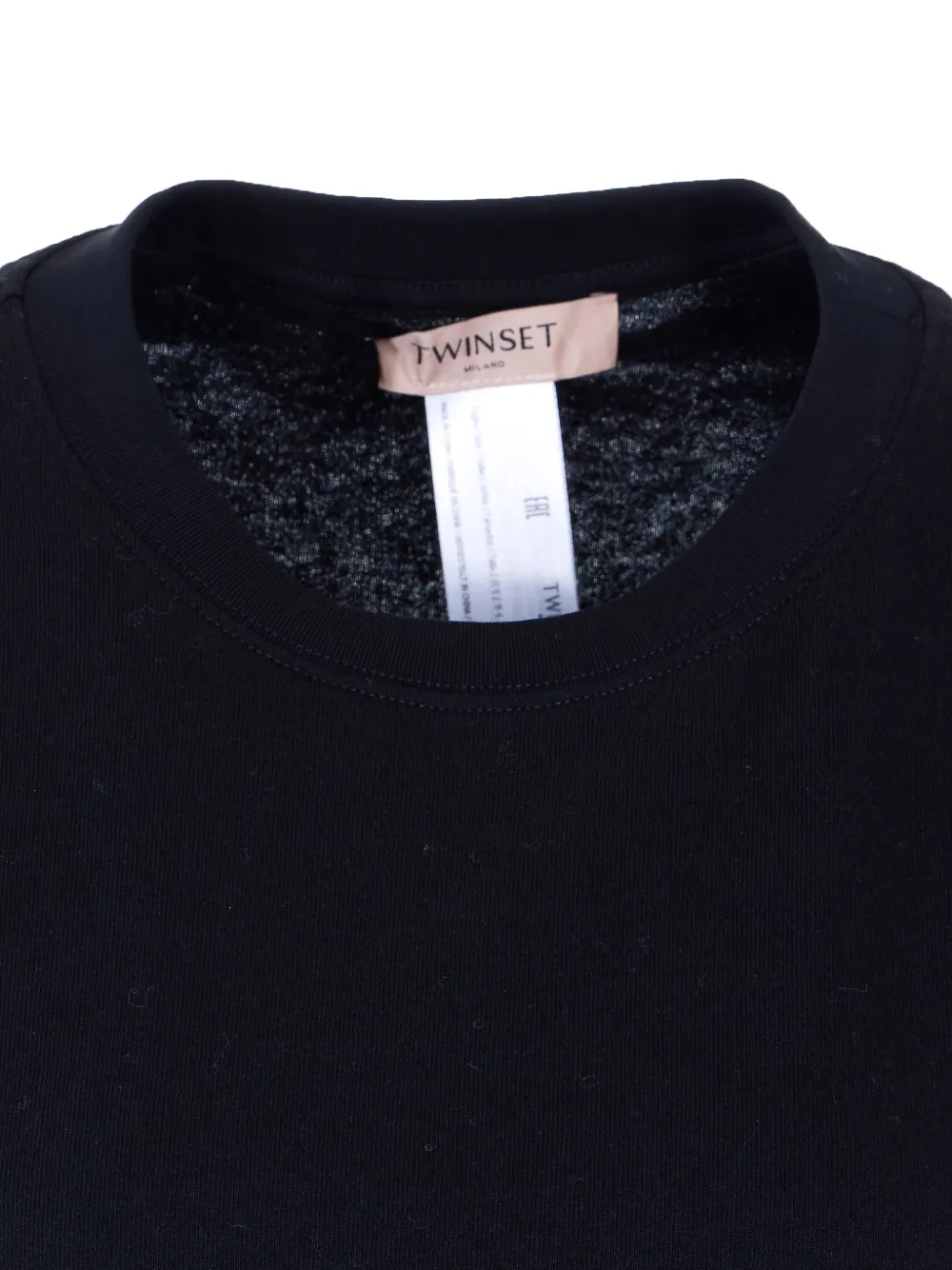 TWINSET T-shirt met bustier detail Zwart