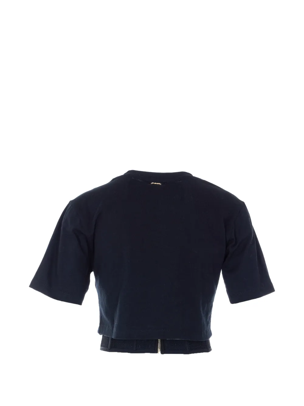 TWINSET T-shirt met bustier detail Zwart