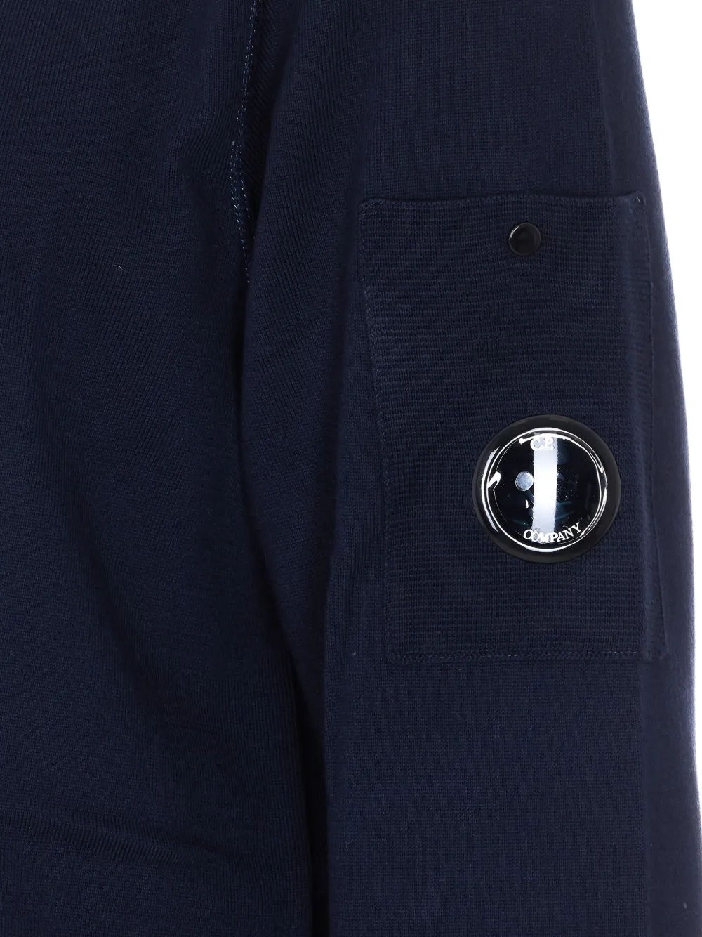 C.P. Company Trui met Lens-detail Blauw