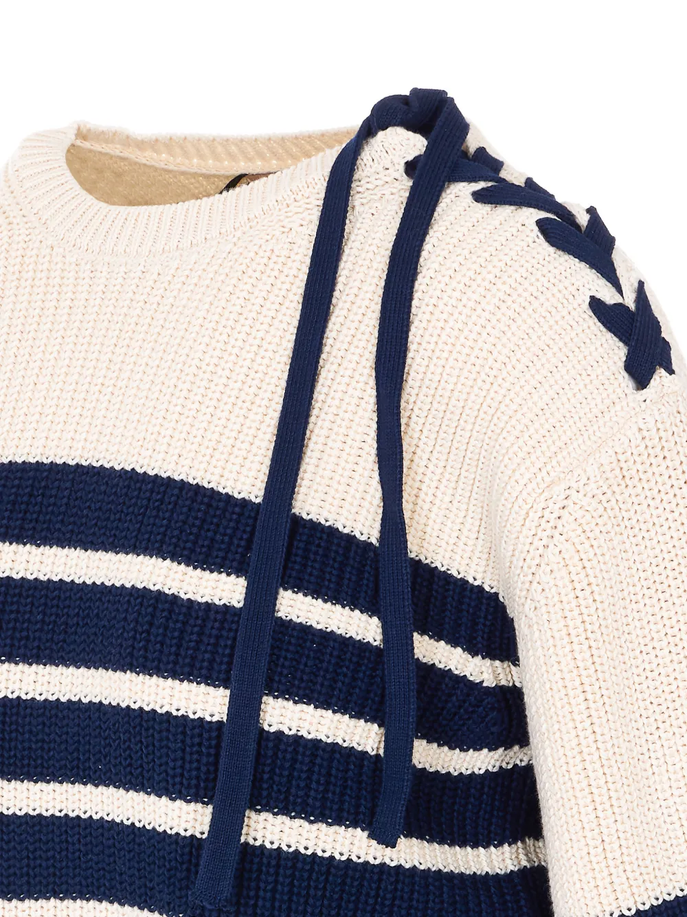 TWINSET Gestreepte trui Beige