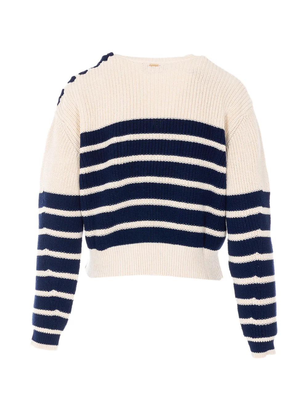 TWINSET Gestreepte trui Beige