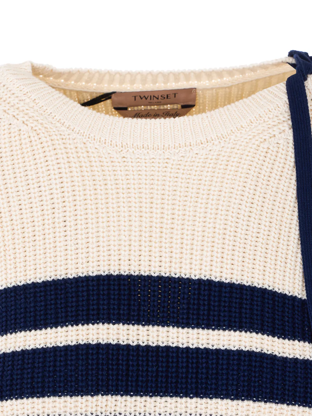 TWINSET Gestreepte trui Beige
