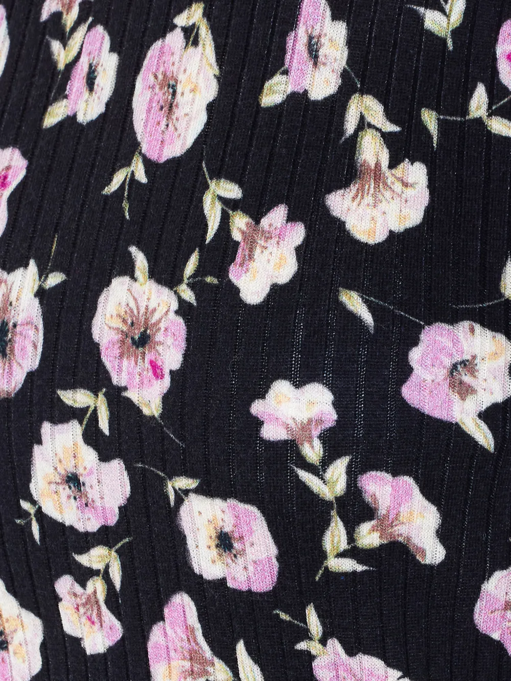 TWINSET T-shirt met bloemenprint Zwart