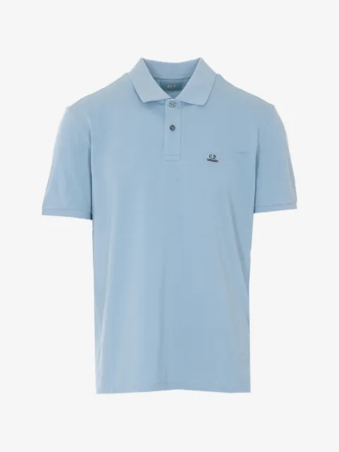 C.P. Company playera tipo polo con logo
