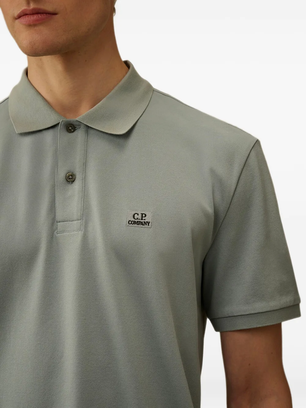 C.P. Company Poloshirt met logo Blauw