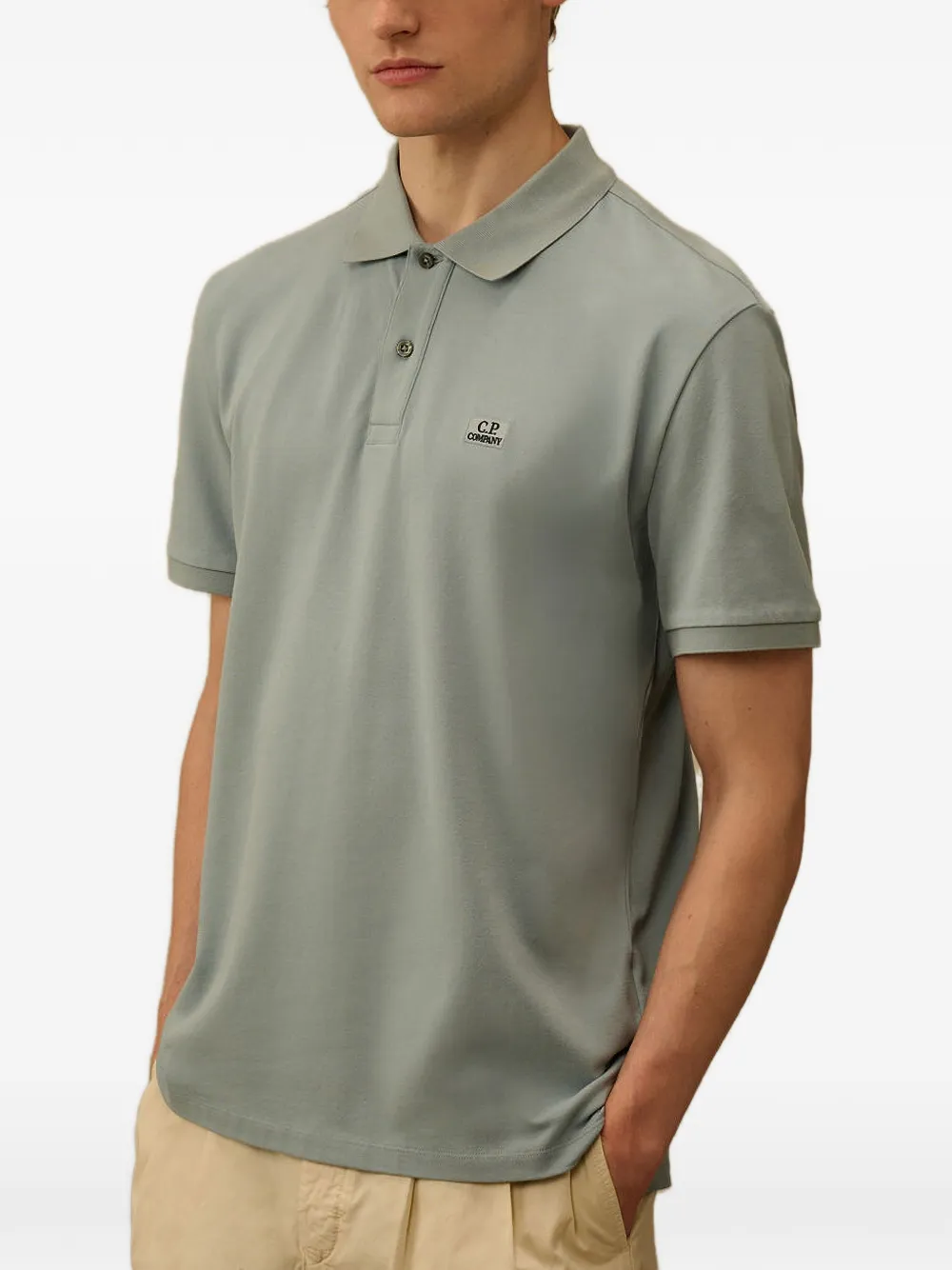 C.P. Company Poloshirt met logo Blauw