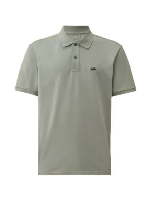 C.P. Company logo-detail polo shirt