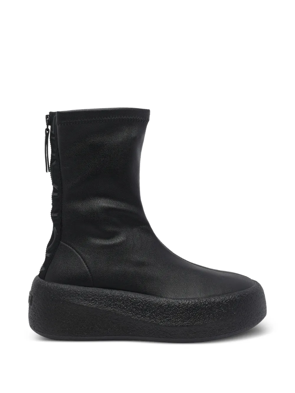 Vic Matie Enkellaarzen met ronde neus Zwart